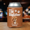 Custom Dog Photo The Dog Father Leather Can Cooler Holder Gift For Father's Day LM32 893657