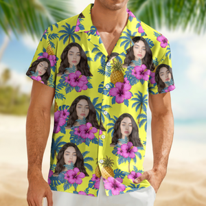 Custom Human Photo Tropical Vibe Family Hawaii Shirt HO82 893746