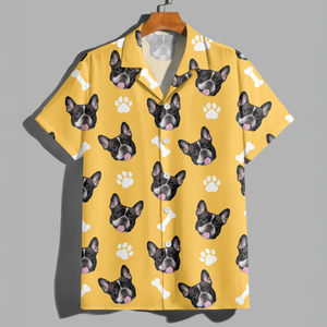 Custom Photo Face Dog With Bone Hawaii Shirt TH10 892761