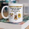Thank For Picking Up Our Poop Dog White Mug Funny Personalized Gift For Father's Day HO82 893692