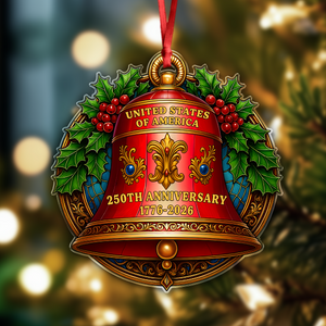 250 Years of America 1776-2026 Liberty Bell Ornament Decor Gift HO82 900098