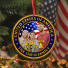 Custom Family Photo USA 250th Anniversary Acrylic Ornament CH07 899602