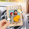 Custom Photo Daddy I Love You Car Visor Father's Day Gift LM32 668959