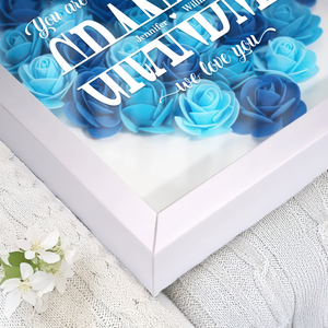 You Are The Heart Of Our Family Personalized Flower Shadow Box Mother's Day Gift HA75 892040