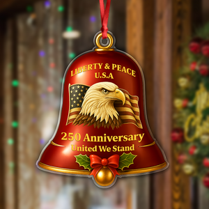 Celebrate United States 250th Anniversary Bell Ornament Decor Gift CH07 899612