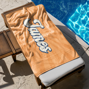 Personalized Name Party Summer Retro Style Beach Towels LM32 893445
