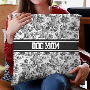 Personalized Dog Toile De Jouy Pillow Gift For Dog Lovers HO82 894198