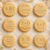 Personalized Wedding Cookie Stamp Bride & Groom Cookie Cutter, Bridal Shower Baking Gift CH07 180272