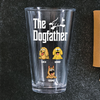 Personalized The Dog Father Print Beer Glass Personalized Gift For Dog Dad HO82 894134
