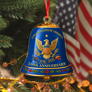 United State of America 250th Anniversary Bell Acrylic Ornament CH07 899184