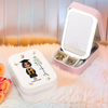 Personalized Graduation Girl With Flower On Makeup Box With LED TH10 896595