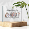 Custom Photo Happy Father's Day Acrylic Block Plaque, Unique Keepsake HO82 894014