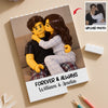 Custom Lego Couple Photo Merry Christmas Building Brick Block CH07 180730