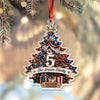 Personalized Family Christmas Tree 250 Years 1776-2026 Patriotic Acrylic Ornament CH07 180416