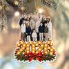 Custom Family Photo Christmas Acrylic Ornament, Personalized Holiday Keepsake HO82 903852
