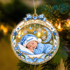 Custom Name Baby First Christmas Acrylic Ornament, Special Keepsake for New Parents CH07 180538