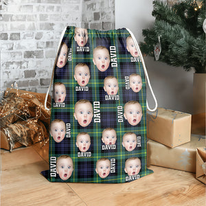 Custom Kid Photo On Christmas Gift Bag TH10 896943