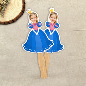 Custom Photo Princess Face Fans Personalised Birthday Gift Party Decor CH07 895438