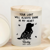 Personalized Forever Loved, Always In Our Hearts Memorial Glass Jar With LED Candle LM32 893497