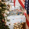 250 Years America 250th Anniversary USA 4th of July Glass Ornament HO82 894820