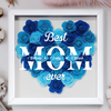 Best Mom Ever Personalized Flower Shadow Box Mother's Day Gift CH07 895464