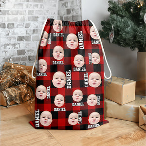 Custom Kid Photo On Christmas Gift Bag TH10 896943