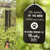 Custom Photo The Melody Of The Wind Carries Your Love Memorial Wind Chimes LM32 893165