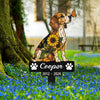 Custom Dog Cat Sunflower Memorial Garden Stake CH07 180198