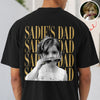 Personalized Vintage Photo Dad, Mom, Grandpa, Grandma Family Back Dark Shirt HA75 921522