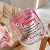 To My Mommy You Are My World - Personalized Custom Pink Gradient Glass Mug HO82 901988