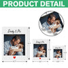 Custom Photo I Love You Dad Happy Father's Day Building Block CH07 910780-2