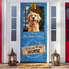 Welcome To Our Home Peeking Pets Door Cover Personalized Gift For Dog Lovers HO82 900242