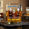 Happy Father's Day Your Swimming Champion Personalized Whiskey Glass Funny Father's Day Gift CH07 895364
