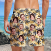 Custom Human Face Photo On Family Beach Short TH10 892649