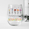 Grandma's Garden Love Grows Mother's Day Personalized Wine Glass LM32 893171