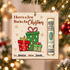 Personalized Christmas with Gift Box Wooden DIY Money Holder Ornament HO82 904224