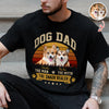 Custom Photo Dog Dad The Man The Myth The Snack Dealer Dark Shirt HO82 902504