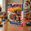 Personalized US Flag Dad Wheels Building Brick Block LM32 669333