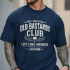 Custom Name 100% American Old Bastards Club Lifetime Member Dark Shirt - Funny Shirt For Dad, Husband HO82 902776