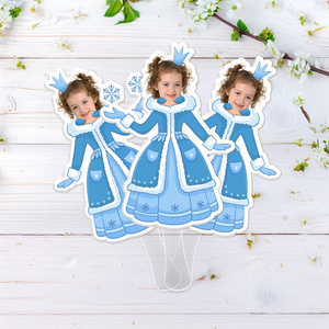 Custom Photo Princess Face Fans Personalised Birthday Gift Party Decor CH07 895438