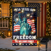 Custom Family Name 250 Years of Freedom American Led Garden Flag Patriotic Independence Day Decor CH07 899574