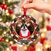 Personalized Pet Photo Chimney Christmas Ceramic Ornament, Custom Holiday Tree Decor Gift For Pet Lovers HO82 904148