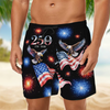 250 Years 1776 - 2026 Patriotic Eagle Beach Short HA75 921052
