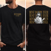 Personalized Vintage Photo Dad, Mom, Grandpa, Grandma Family Front & Back Dark Shirt HA75 921596