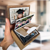 Custom Pull Out Photo Class of 2025 Graduation Wooden Photo Box LM32 893431