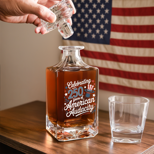 250 Years America 250th Anniversary USA 4th of July Decanter HO82 894816