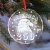 America 250 Years Happy 250th Birthday USA Glass Ornament HA75 898104