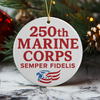 250th Marine Corps Semper Fidelis Anniversary Ceramic Ornament LM32 895199
