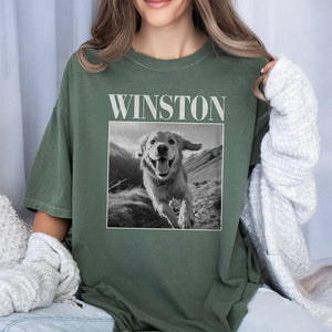 Custom Photo and Name Dog Pet Comfort Shirt Gift For Dog Pet Lovers HA75 897272