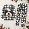 Custom Dog Face Photo With Christmas Accesories Sleepwear CH07 899248